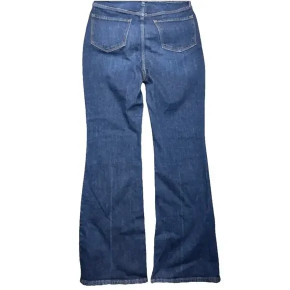 Old Navy Women's Size 12 Higher High-Rise Flare Jeans Secret Smooth Pockets New - Picture 2 of 14